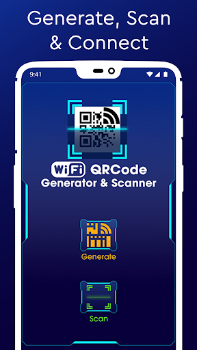 Android application WiFi QR Code Generator & Scann screenshort