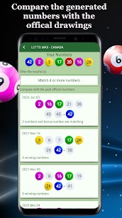 Lotto generator & statistics APK 4