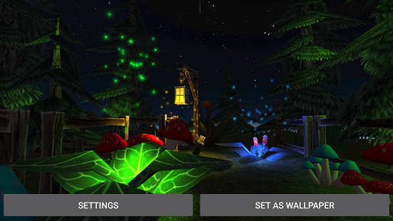 Fantasy Forest  Live Wallpaper Captura de pantalla