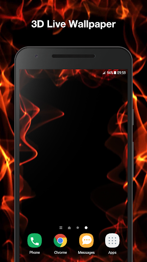Android application Fire Frame Live Wallpaper Pro screenshort