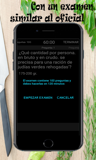 Test oposicion de Cocina Screen 3