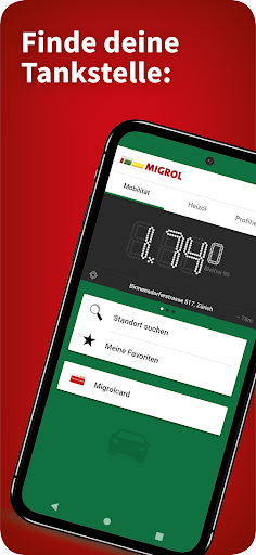 Android application Migrol screenshort