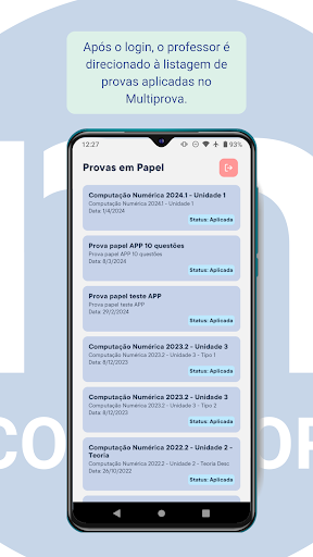 Multiprova Corretor Screen 2