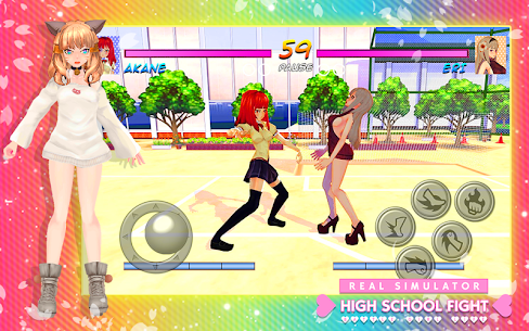 High School Girl Real Battle Simulator Fight Life v9.0 MOD APK (Unlimited Money) Free For Android 7