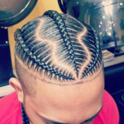 Coiffure afro hommes et femmes logo