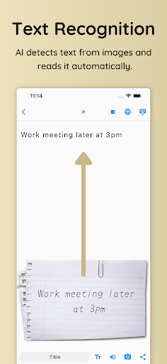 Text-To-Speech Notepad Screen 2