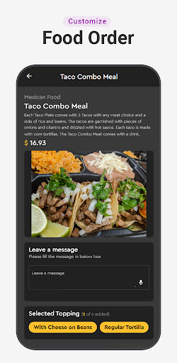 Tastio Kiosk App Screen 3