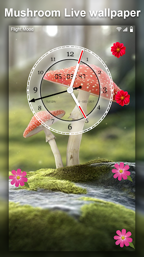 Mushroom Garden Live Wallpaper Screenshot 3 - AppWisp.com