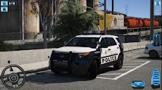 Modern Police Car Parking 3dのおすすめ画像1