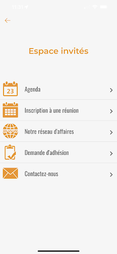 Vision Business Networking Screen 3