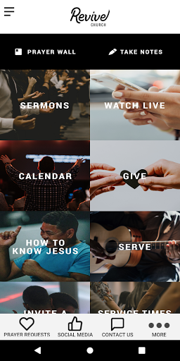 Android application Revive Church LA screenshort