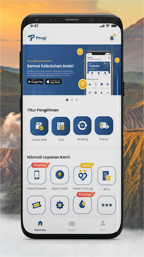 Android application Progi - Delivery Platform screenshort