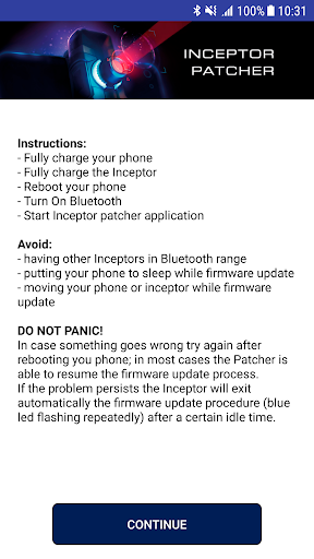 Android application Inceptor Patcher screenshort