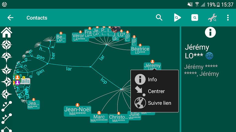 #7. Treebolic Contacts (Android) 由: Bernard Bou