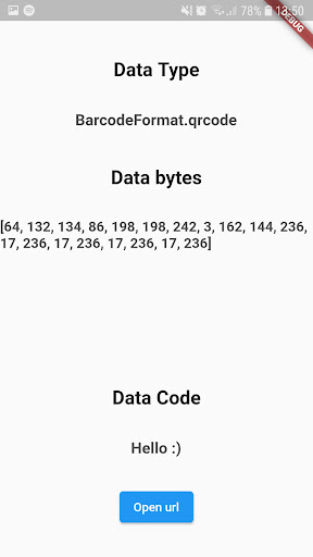 Simple QR Code Scanner Screen 2