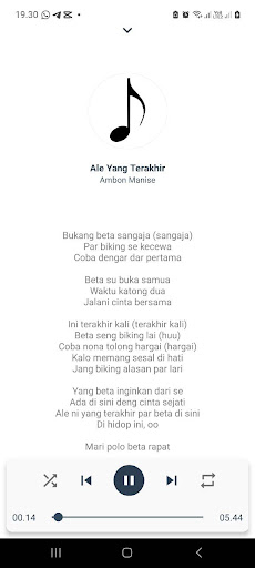 Lagu Ambon Manise OFFLINE Screen 2
