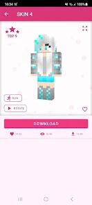 Red Girl Skin for Minecraft APK for Android Download