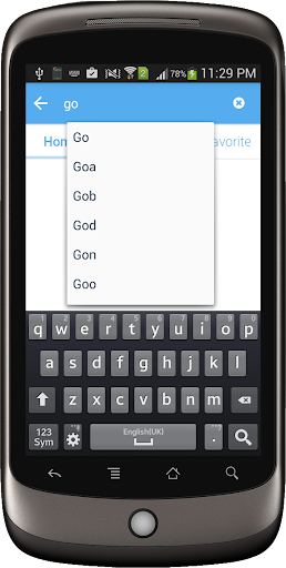 Urdu Dictionary Multifunctiona Screen 2