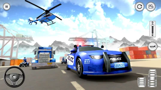 Police Car Transport 3D Games