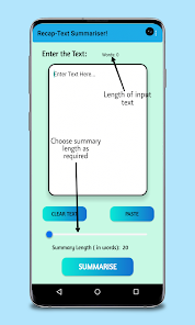 Screenshot 12 Recap-Text Summariser! android