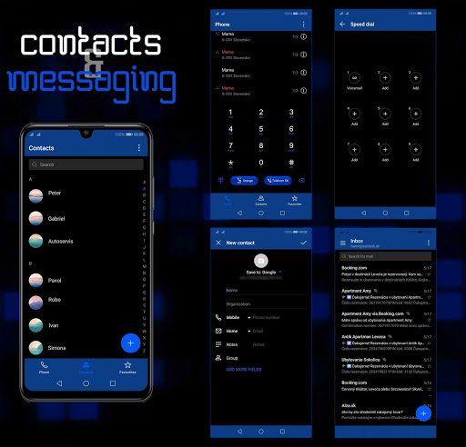 [EMUI 9.1]Mosaic Blue Theme Screen 3