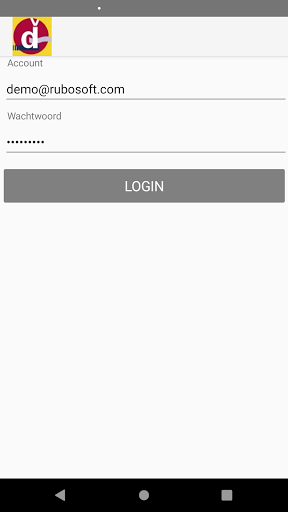 Android application Van Dalen Klant screenshort