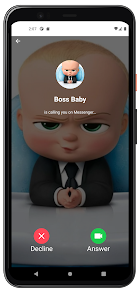 Boss Baby Fake Video Call