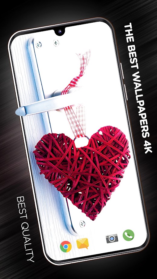 Android application Love wallpapers for phone screenshot