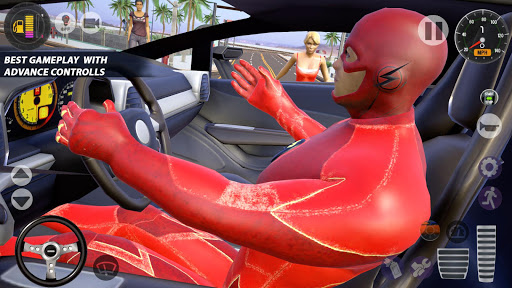 Superhero Taxi Car Driving Simulator - Taxi Games 1.0.2 Screenshots 12