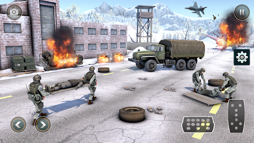 Android application Army Truck Driving Simulator screenshort