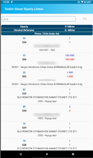 Android application BilTAY Teknoloji KAYISI screenshort