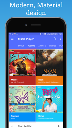 Android application Music Player screenshort