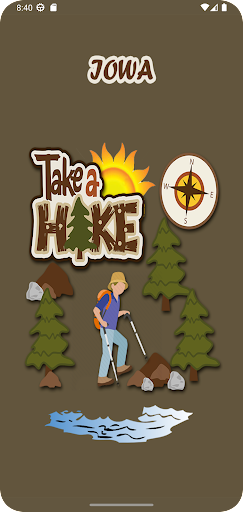Android application Iowa Hiking Trails screenshort