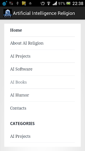 Artificial Intelligence Religi Screenshot 1 - AppWisp.com