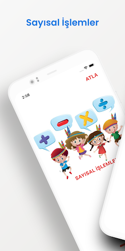 Android application Sayısal İşlemler screenshort
