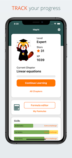 Android application Maphi - The Math App screenshort
