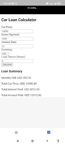 Car Loan EMI Calculatorのおすすめ画像1
