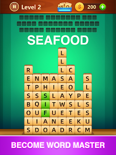 Word Fall - Brain training search word puzzle game 3.3.0 Screenshots 19