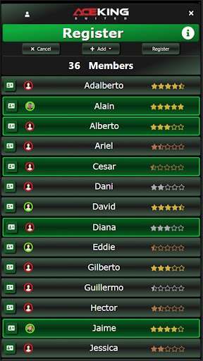 Tournament Director Screen 3