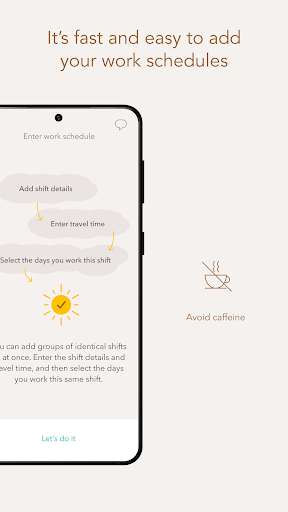 Screenshot of Timeshifter Shift Work