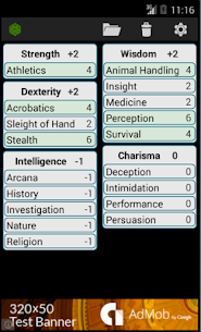 Fifth Edition Character Sheet APK + MOD [Paid for free, Premium, Unlocked] 2