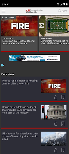 KOMU 8 News Screen 2