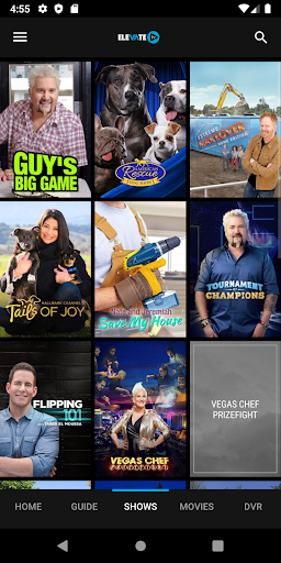 Screenshot of Elevate TV