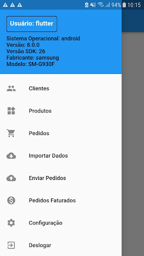 Pedidos Mobile V2 Screen 2