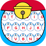Blue cat keyboard icon