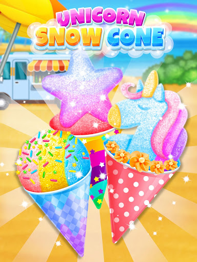 Unicorn Snow Cone - Trendy Unicorn Carnival