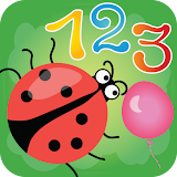 Learning numbers is funny. Toddlers learning games icon