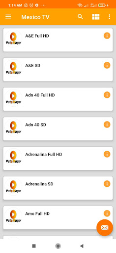 Android application guiapato screenshort