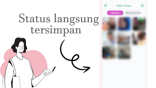 Android application Simpan Status WA screenshort