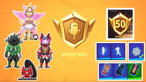 Skin golden star for super sus